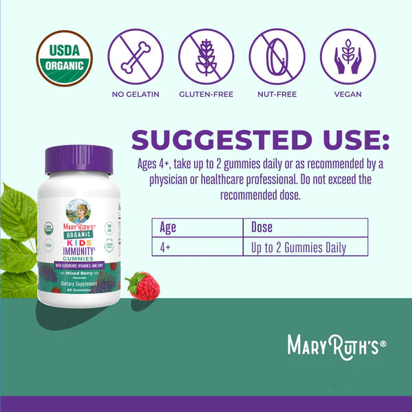 Mary Ruth’s Organic Kids Immunity Gummies