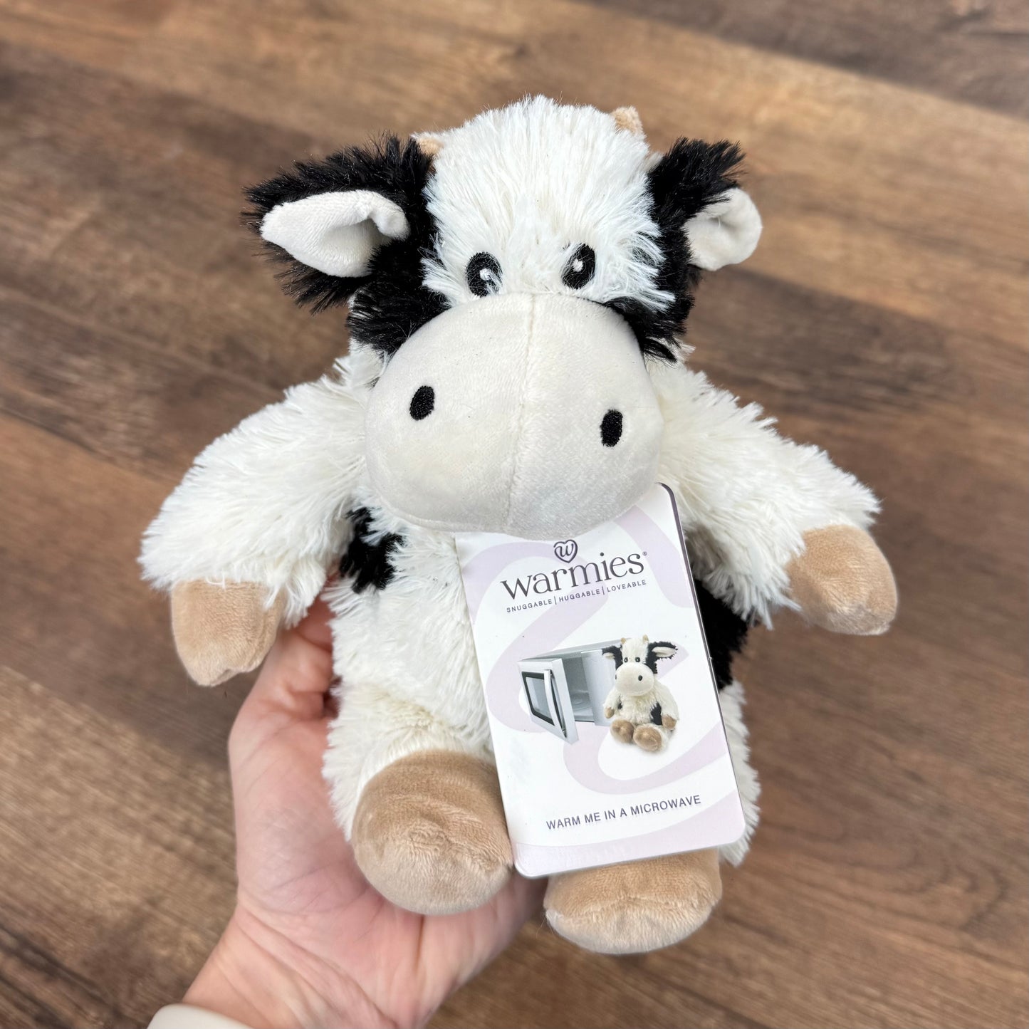 Warmies | Junior Black and White Cow