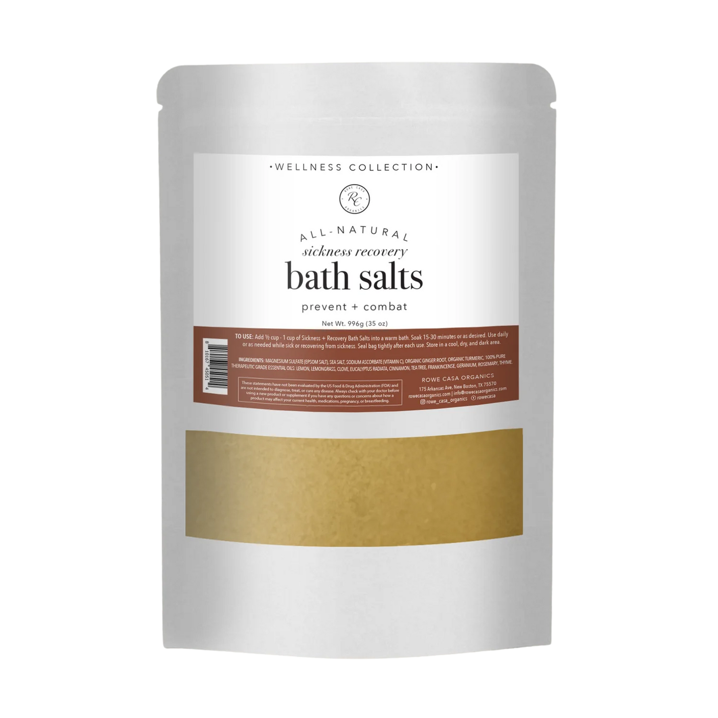 Rowe Casa Sickness Recovery Bath Salts