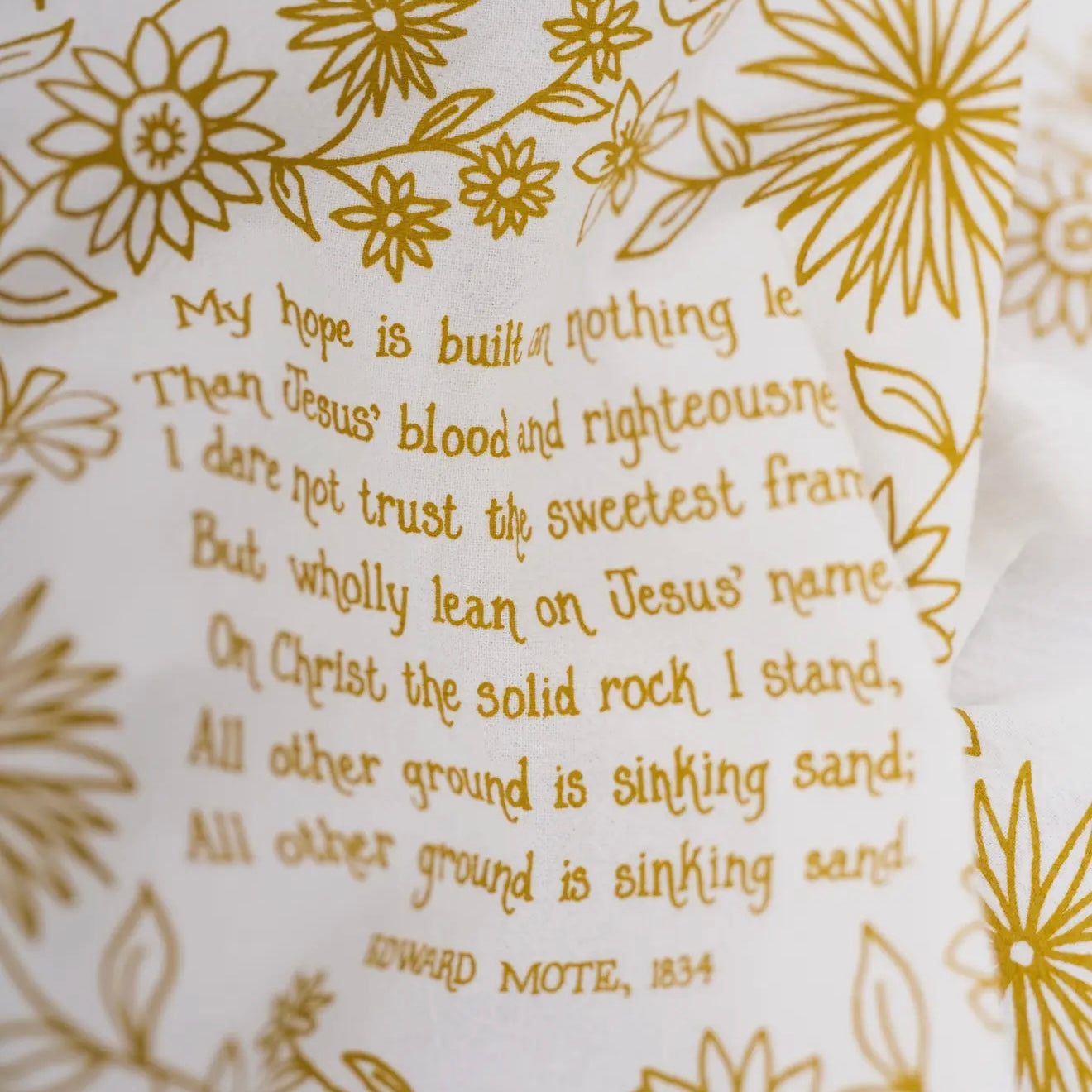 Hymn Tea Towel - My Hope Is Built