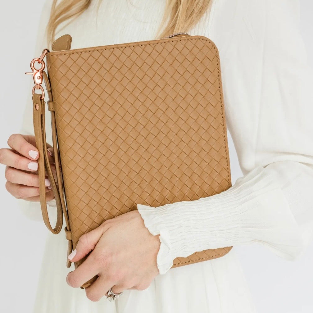 Crossbody Bible Holder | Caramel