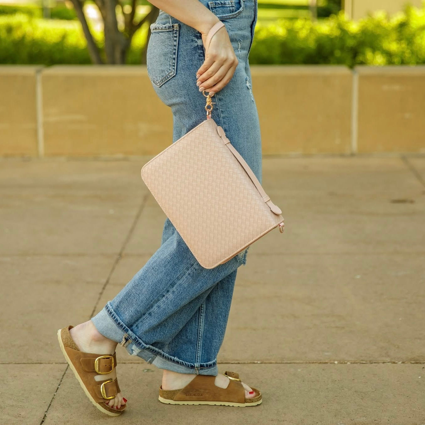 Crossbody Bible Holder - Cream