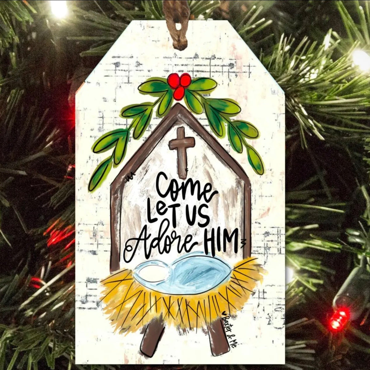 Ornament | Come Let Us Adore Him