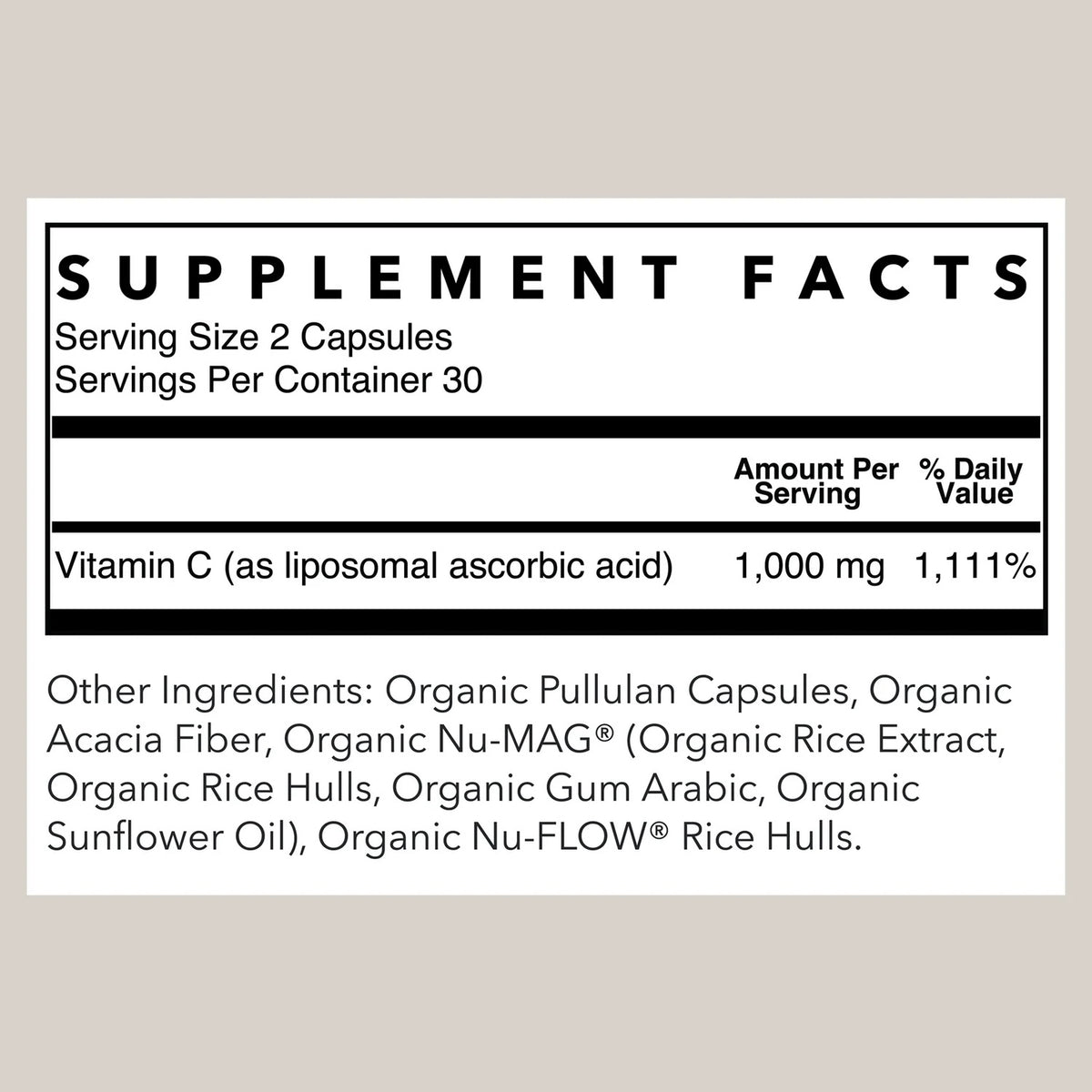 Rowe Casa Liposomal Vitamin C