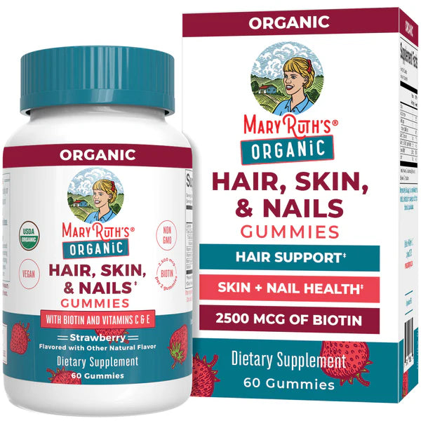 Mary Ruth’s Organic Hair, Skin, & Nails Gummies