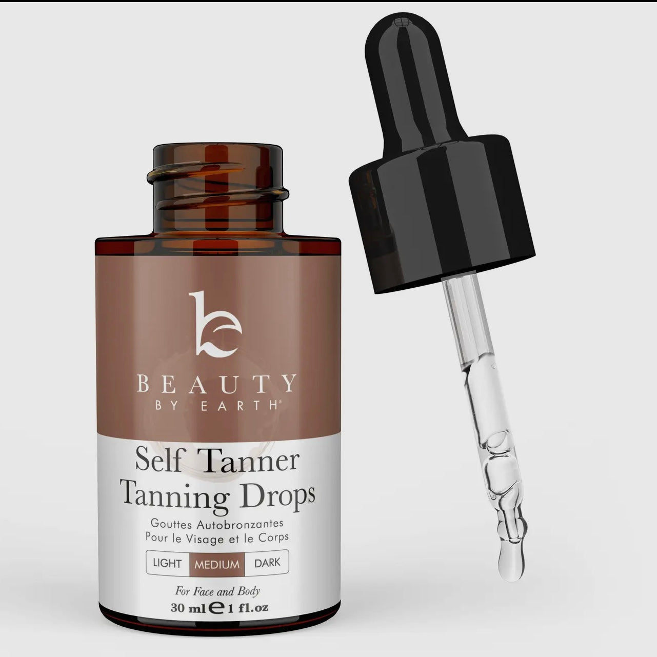 Beauty By Earth Self Tanner Drops | Medium
