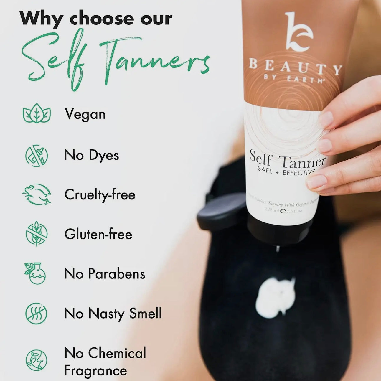 Beauty By Earth Self Tanner Body Lotion | Fair To Medium