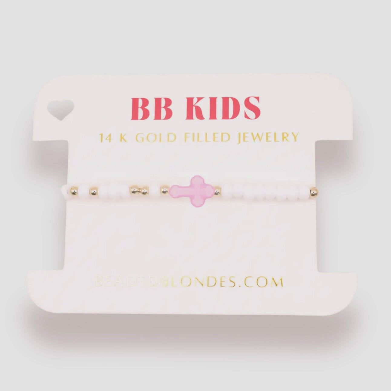 Bracelet - Pink Cross Sprinkle | Kids