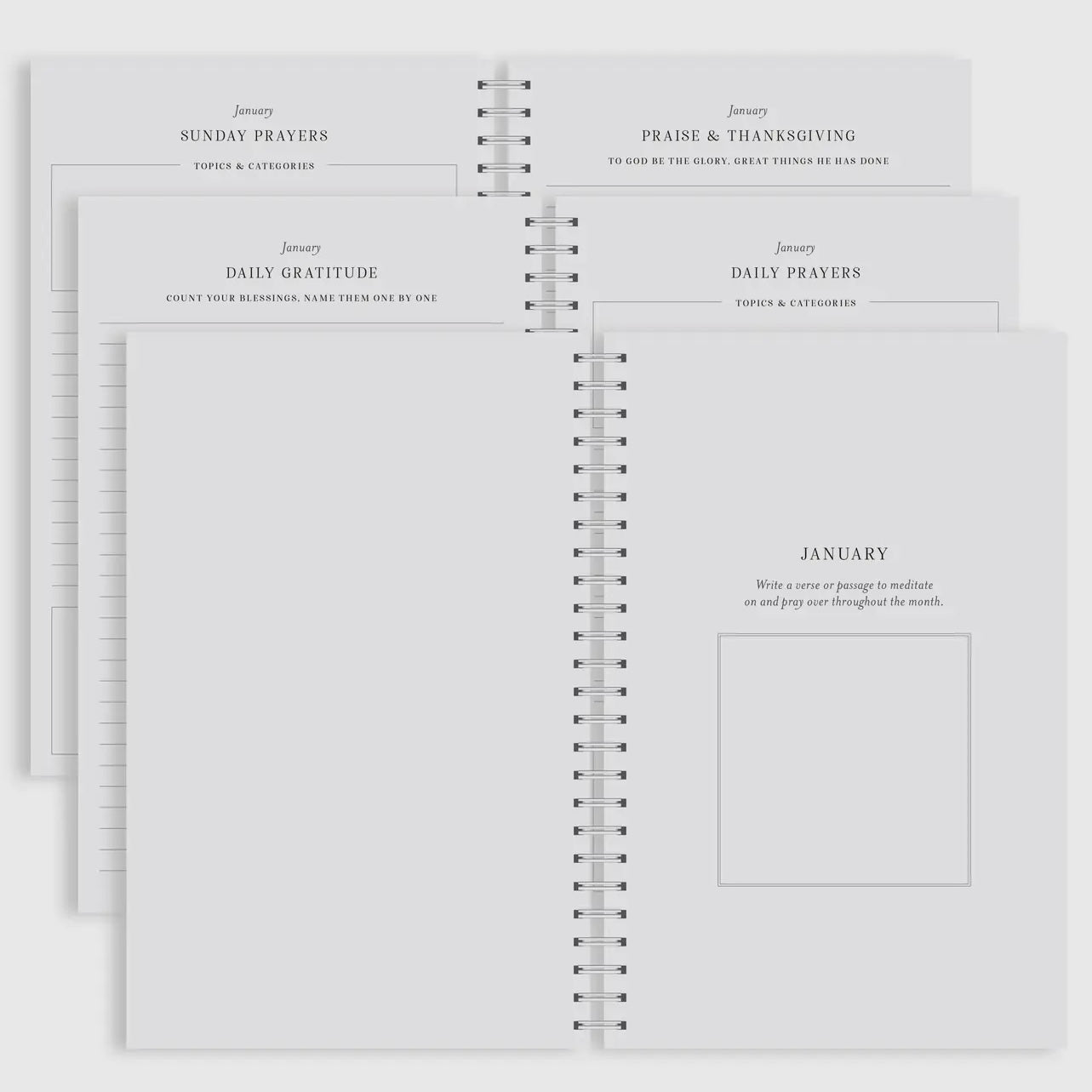 Yearly Prayer Journal | Rose Garden