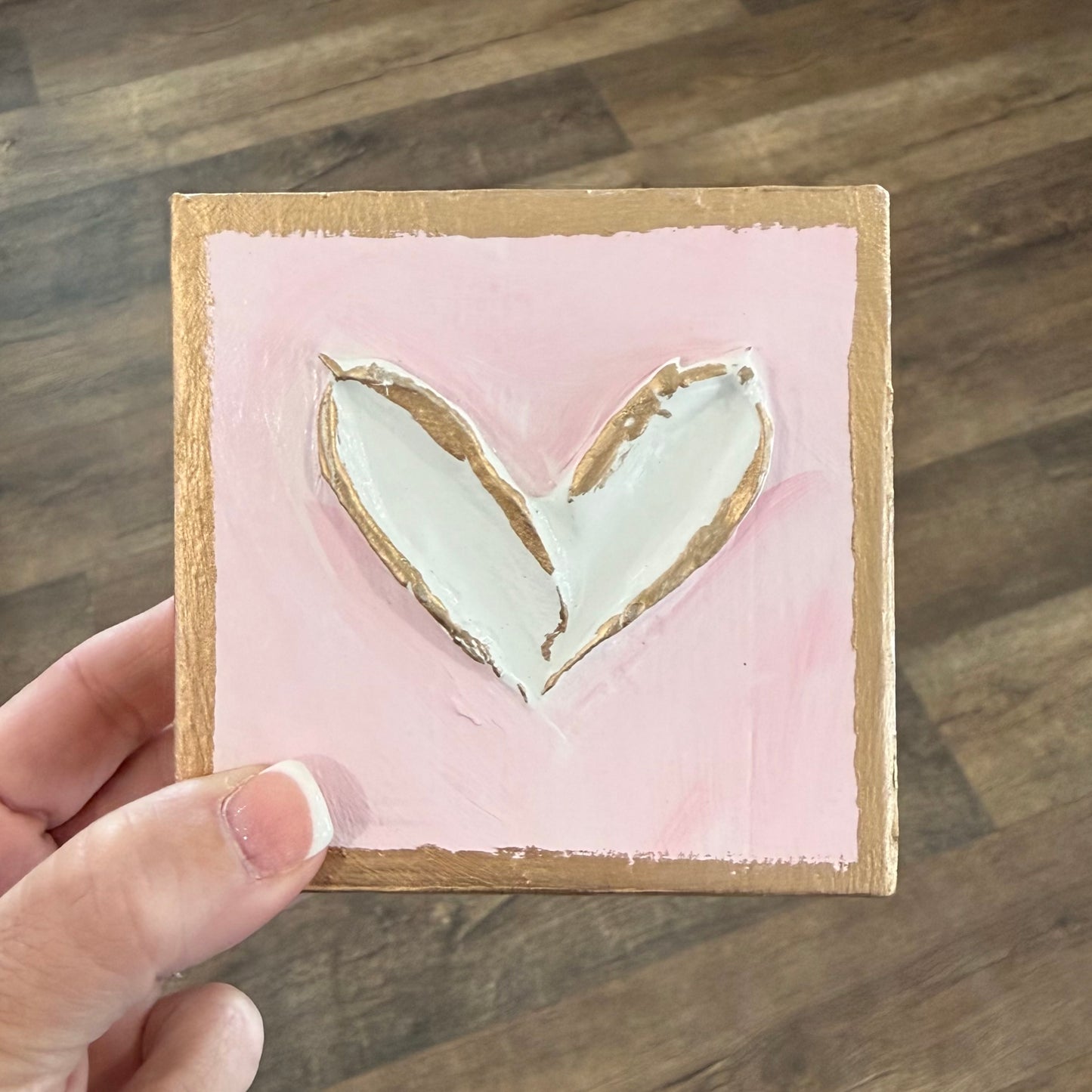 Textured Block | Heart