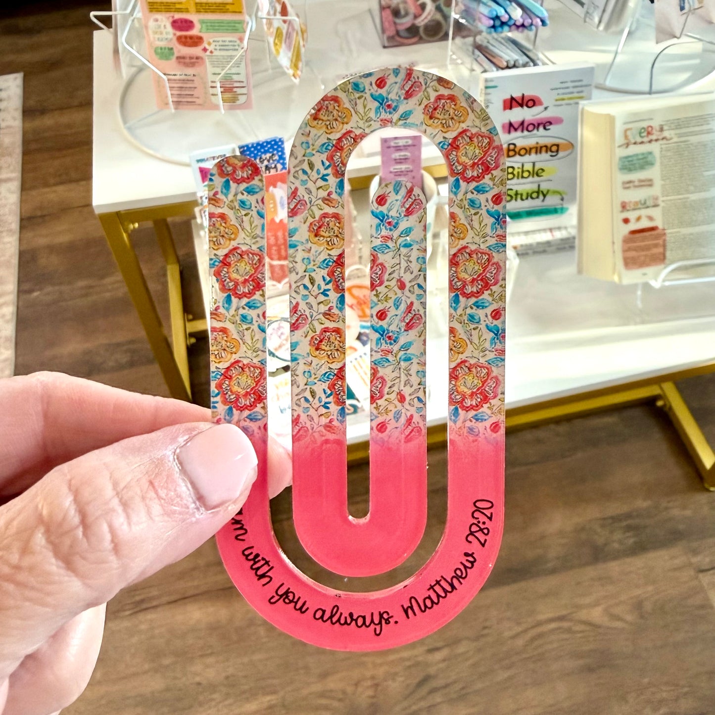 Jumbo Acrylic Paperclip | Assorted