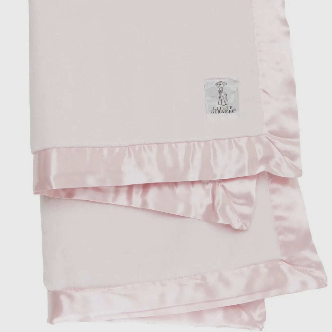 Little Giraffe Luxe Baby Blanket | Pink