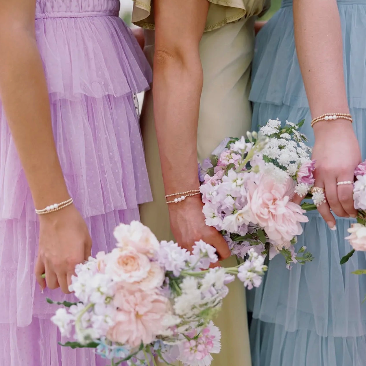 Bracelet - 3mm Gold Beaded | 6.75 inch