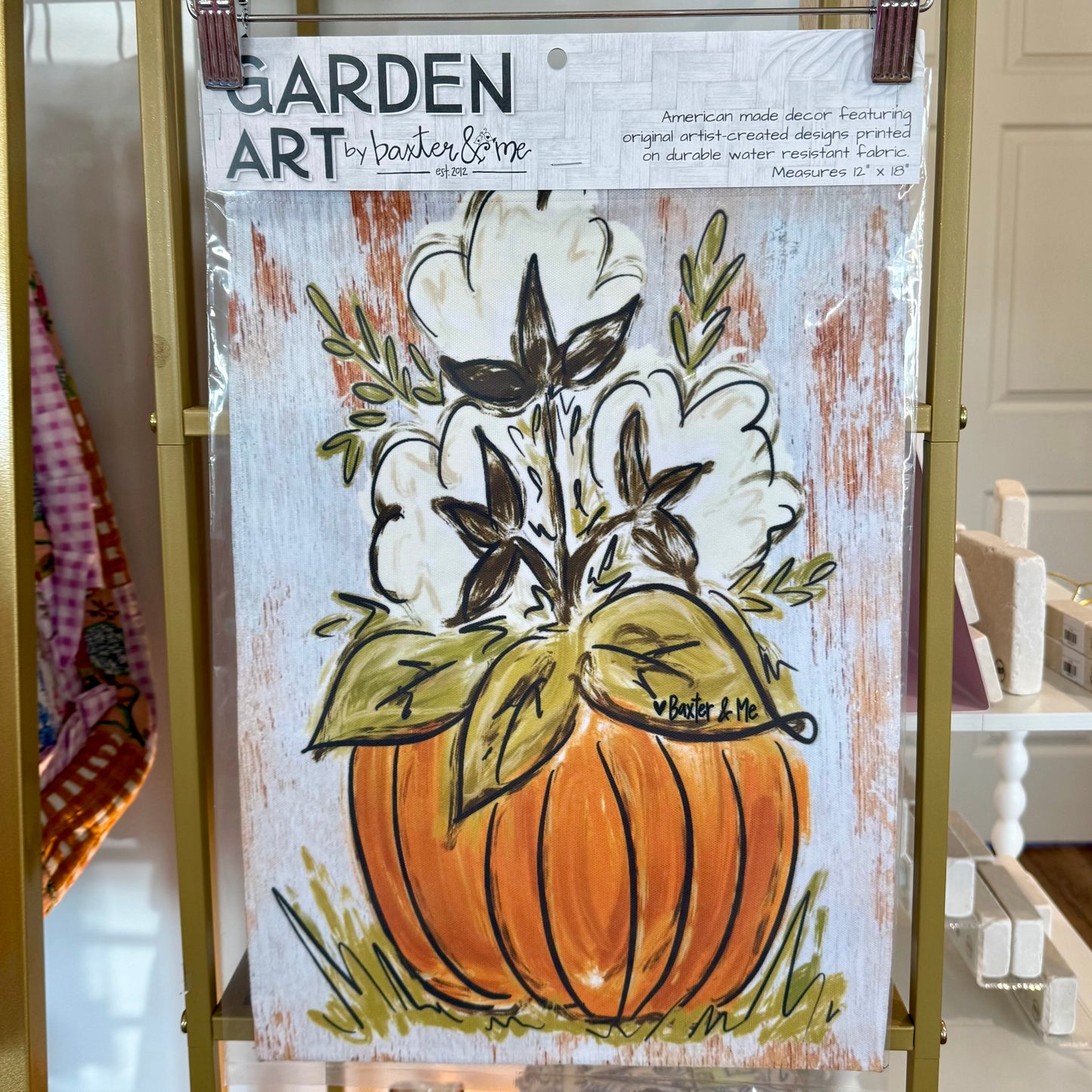 Garden Flag | Cotton Pumpkin