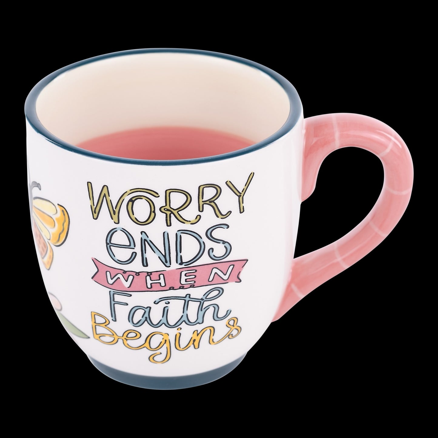 Coffee Mug | Worry Ends When Faith Begins