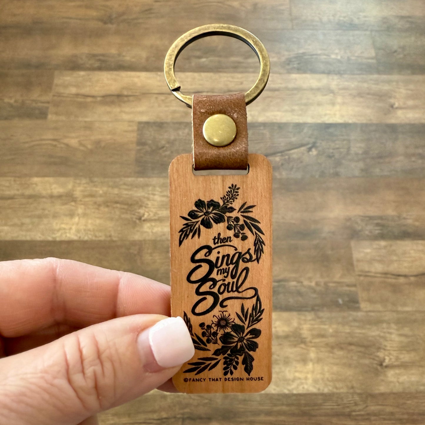 Then Sings My Soul Keychain