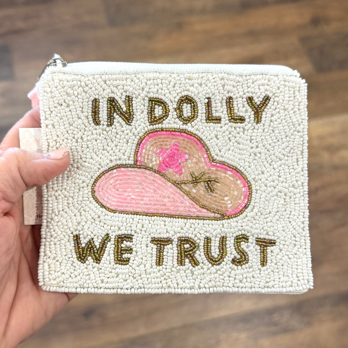 Beaded Pouch | In Dolly We Trust
