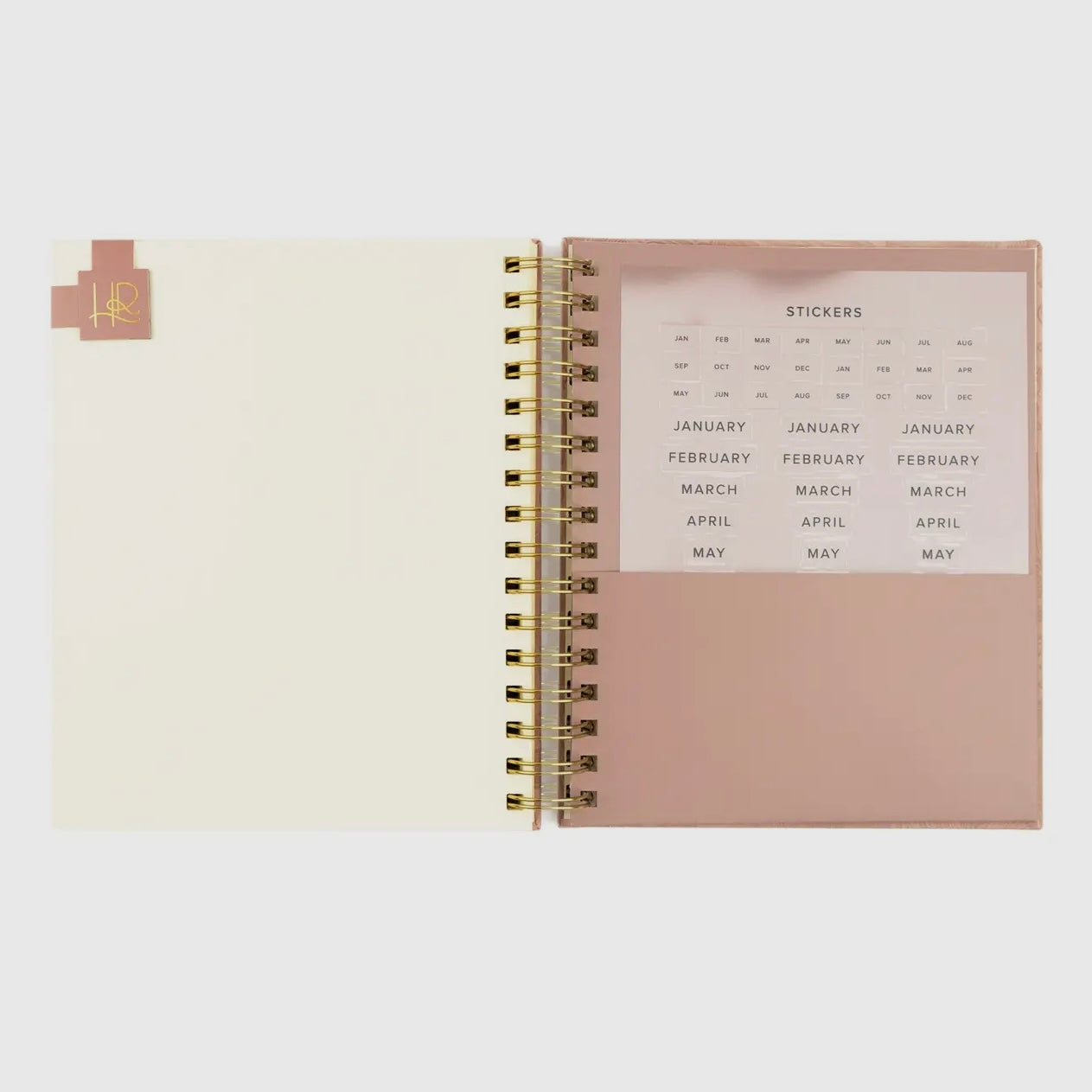 12-Month Undated Planner | Sonora Spiral
