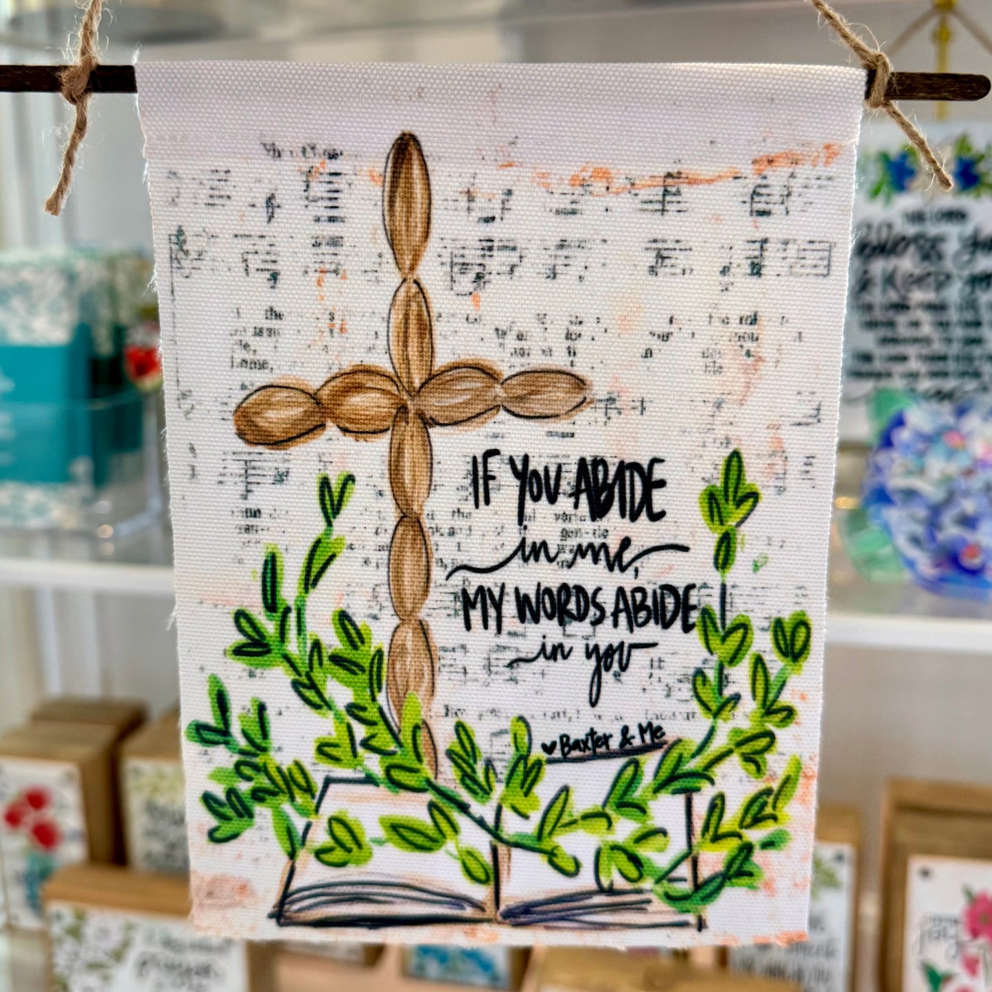 Mini Wall Hanging | Abide In Me
