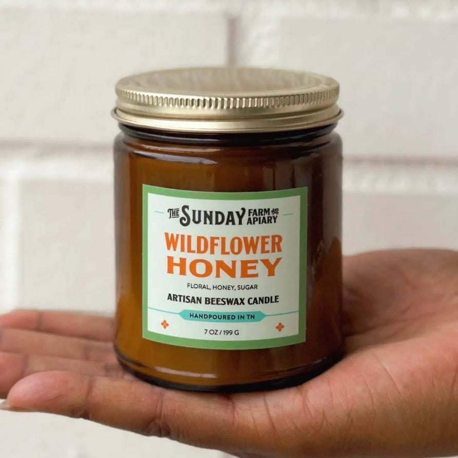 Beeswax Candle | Wildflower Honey
