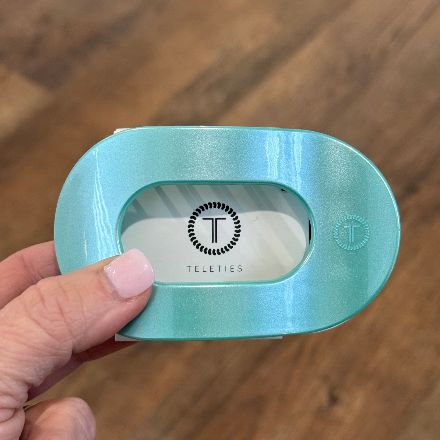Teleties Flat Clip - Totally Turquoise