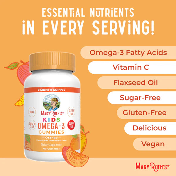 Mary Ruth’s Kids Vegan Omega-3 Gummies