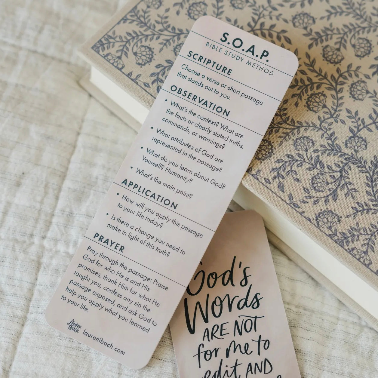 Bookmark - Soap Bible Study Method