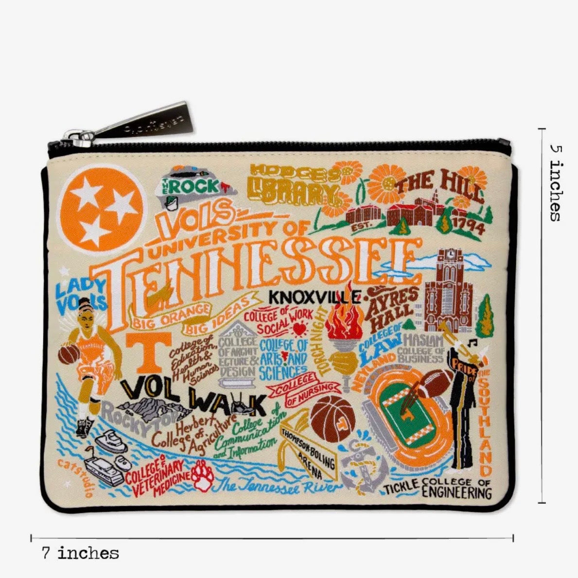 University of Tennessee Zip Pouch