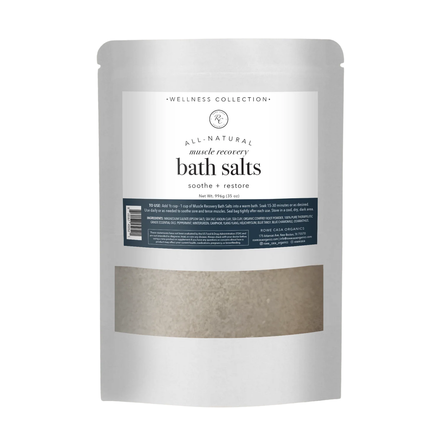 Rowe Casa Muscle Recovery Bath Salts