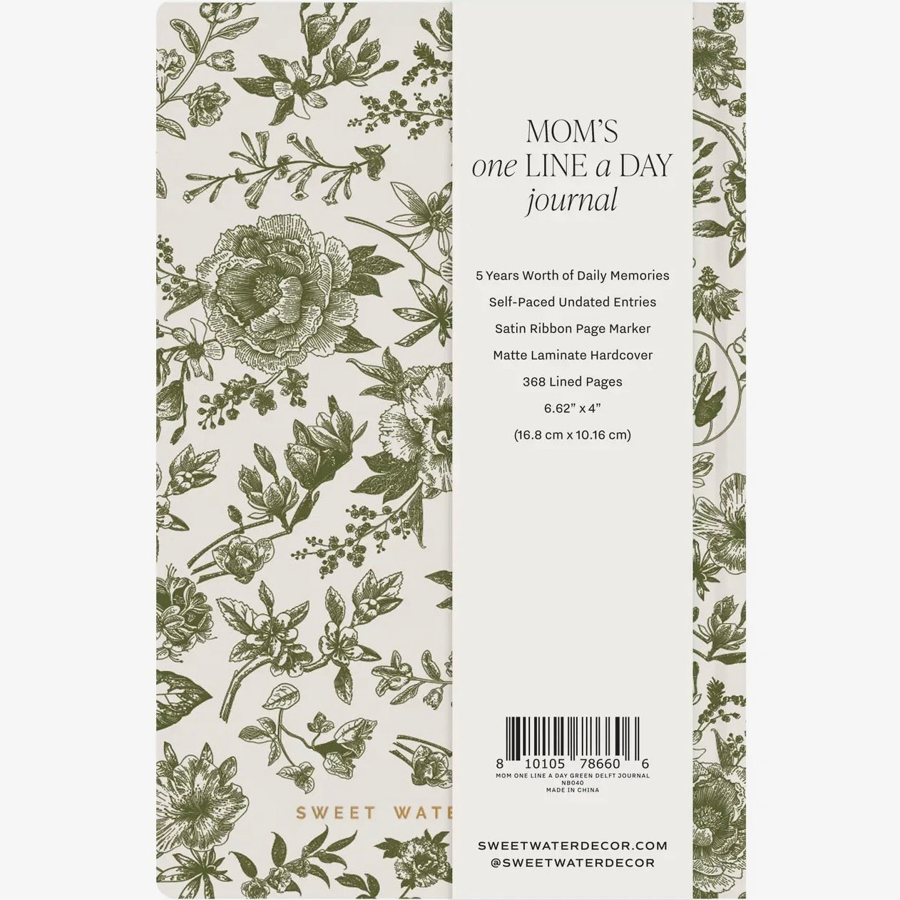 Mom's One Line A Day Journal