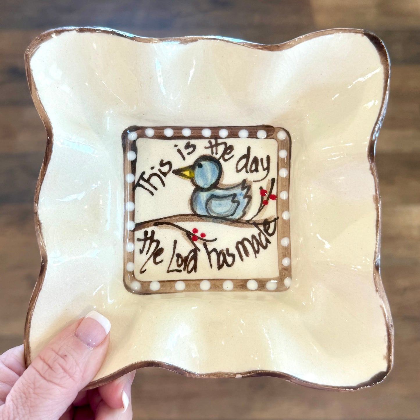 Ceramic Condiment Bowl | Bluebird
