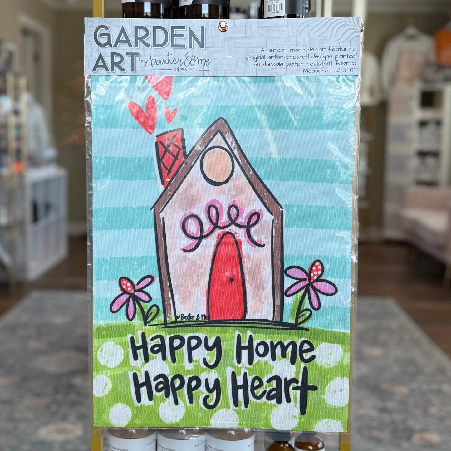 Garden Flag | Happy Home Happy Heart
