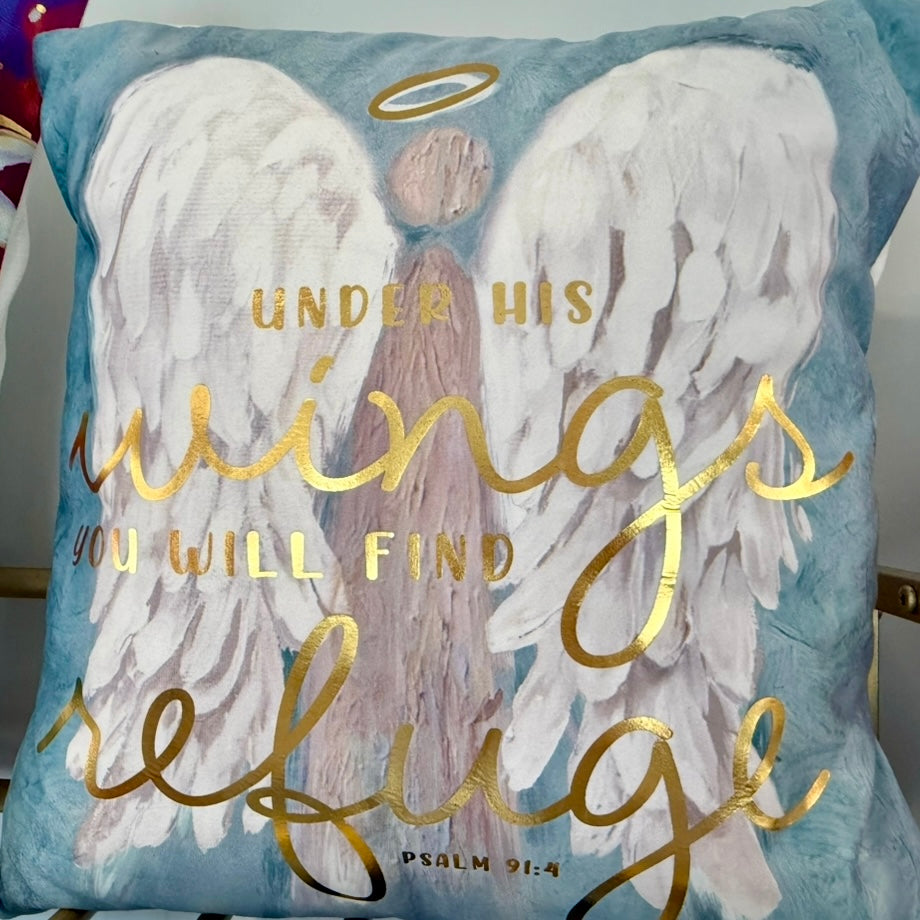 Pillow | Under His Wings Teal