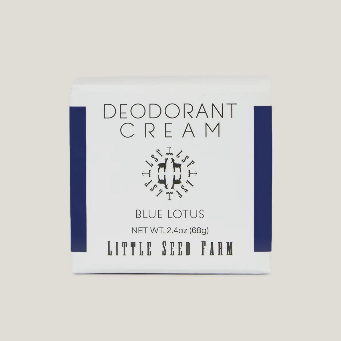 Little Seed Farm Natural Deodorant Cream | Blue Lotus