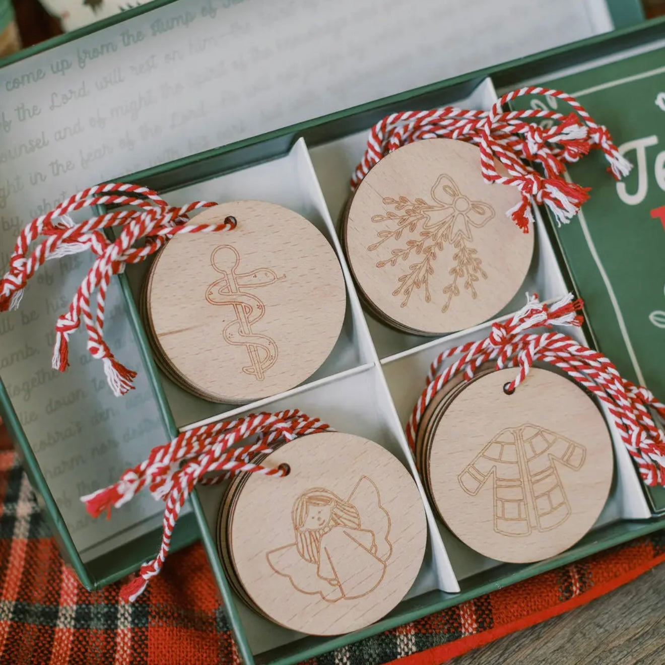 Tiny Theologians | Jesse Tree Ornaments + Cards Set