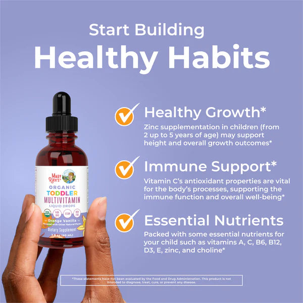 Mary Ruth’s Organic Toddler Multivitamin Liquid Drops
