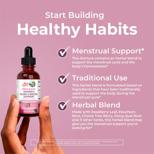 Mary Ruth’s Organic Women’s Wellness & Menstrual Support Liquid Drops