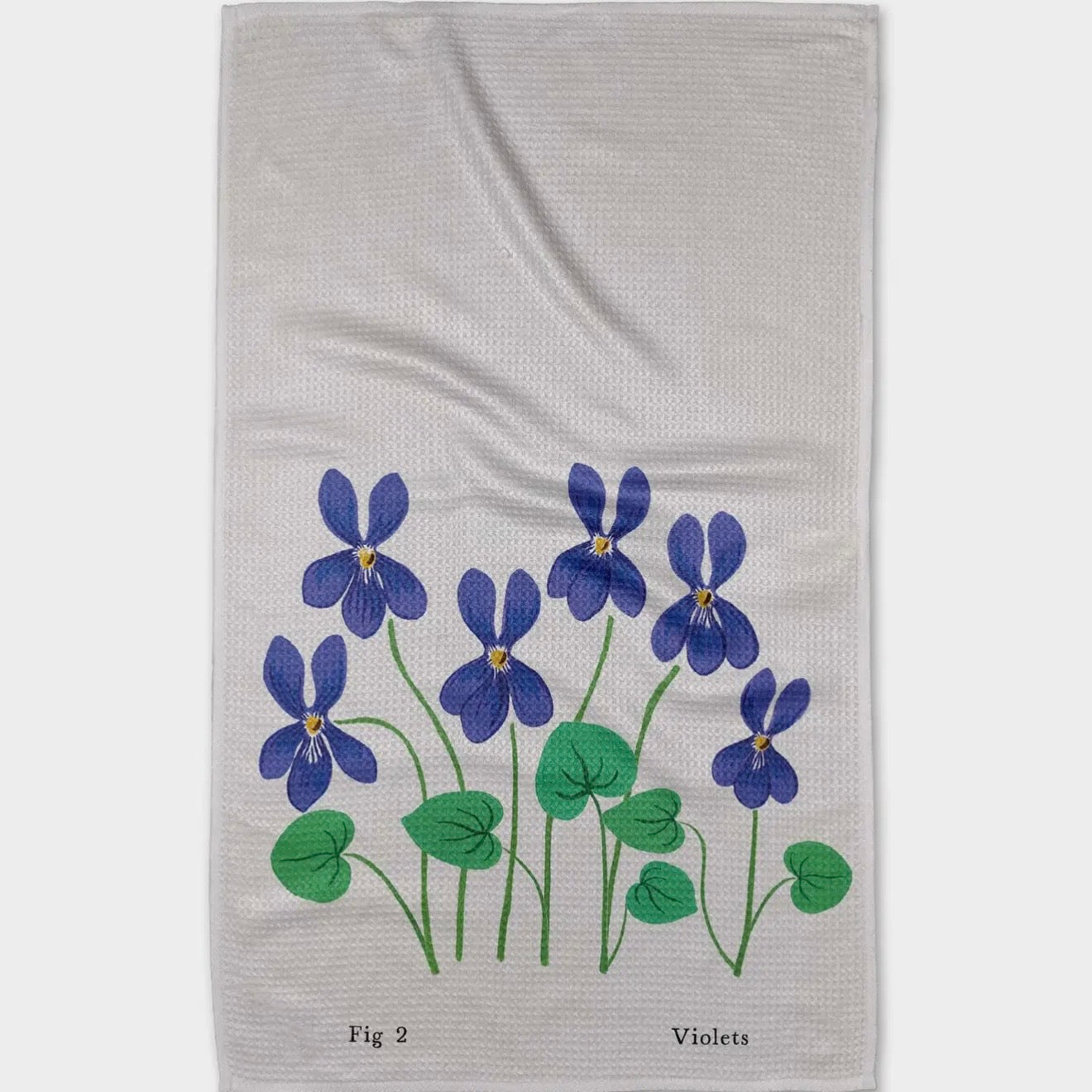 Geometry Dish Towel | February Violets