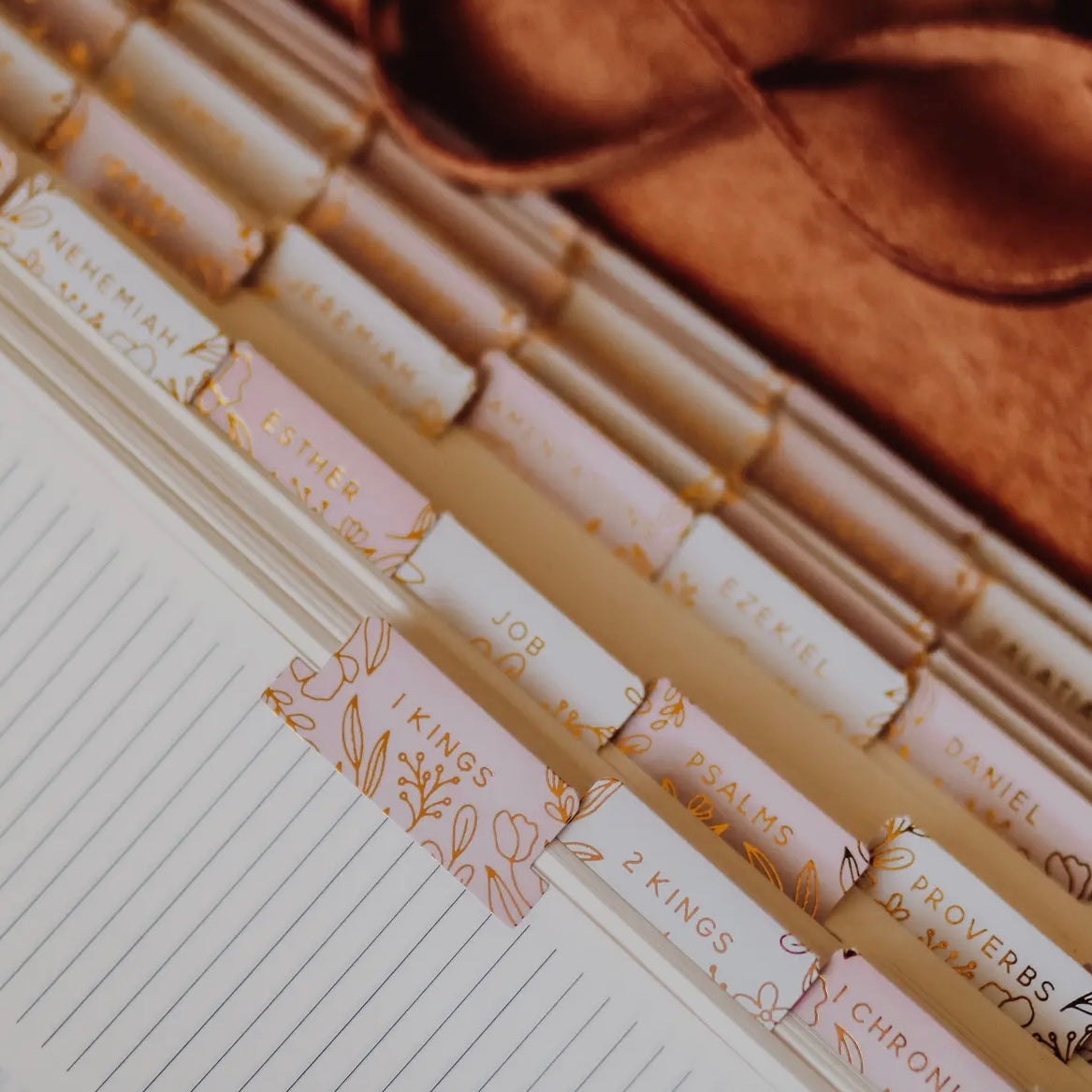 Bible Tabs | Dusty Pink Foil