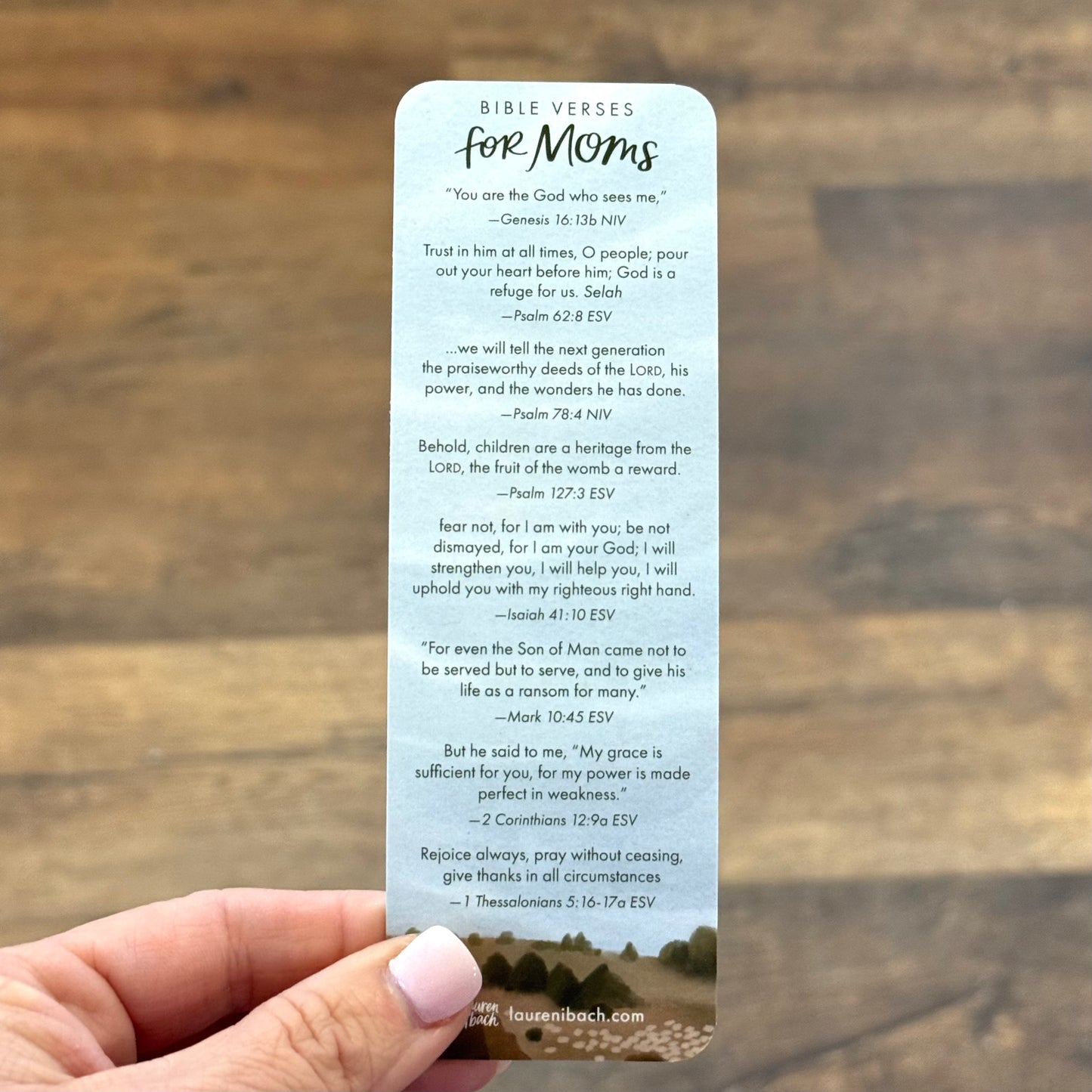 Bookmark - Bible Verses For Moms