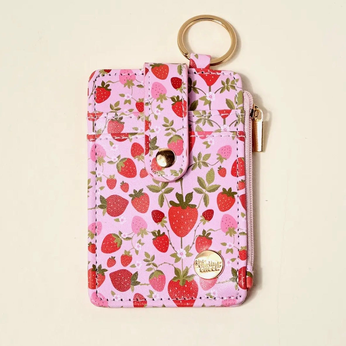 Keychain Wallet | Strawberry Fields