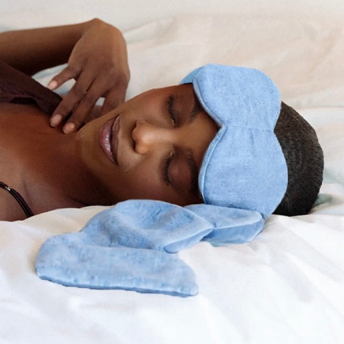 Weighted Sleep Eye Mask | Blue Jean
