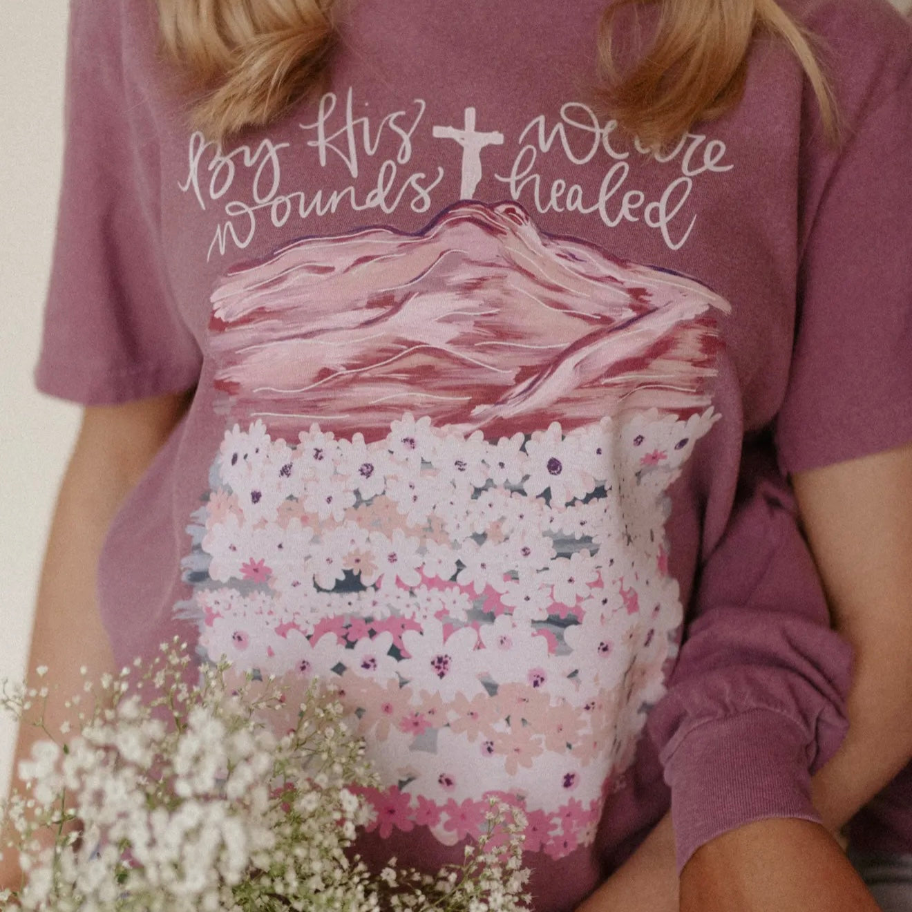 By His Wounds - Short Sleeve Tee