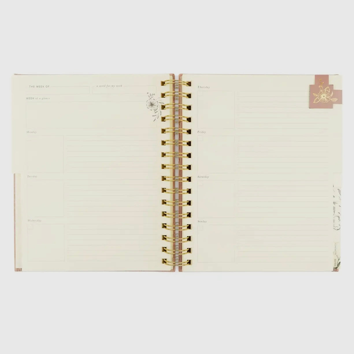 12-Month Undated Planner | Sonora Spiral