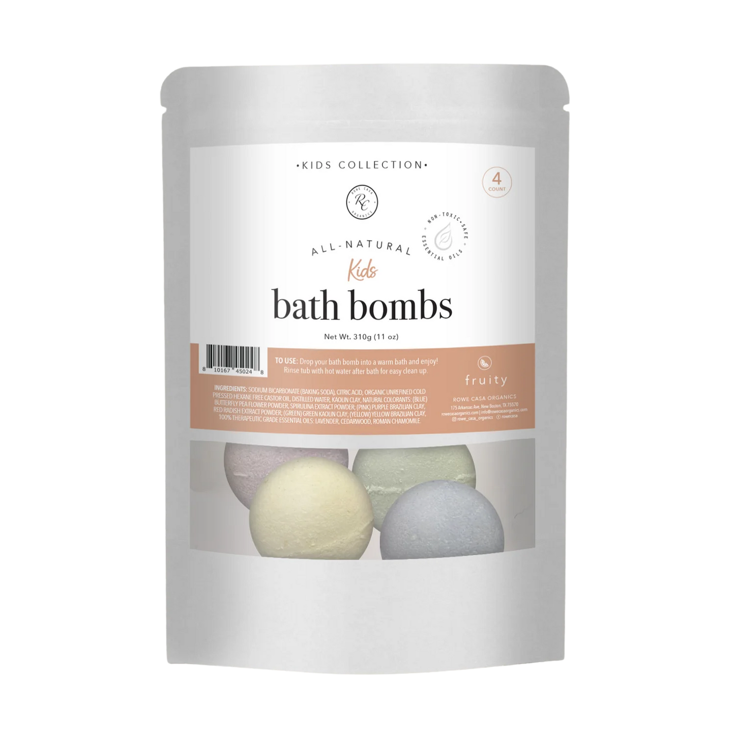 Rowe Casa Kids Bath Bombs | Fruity