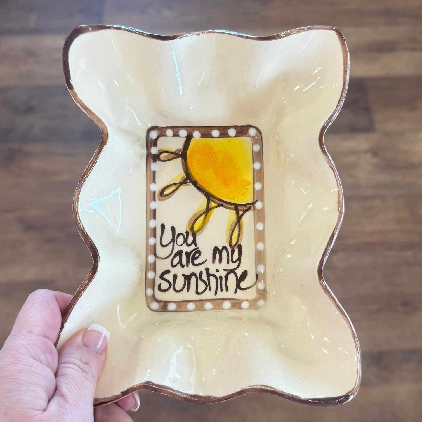 Ceramic Bowl | You Are My Sunshine
