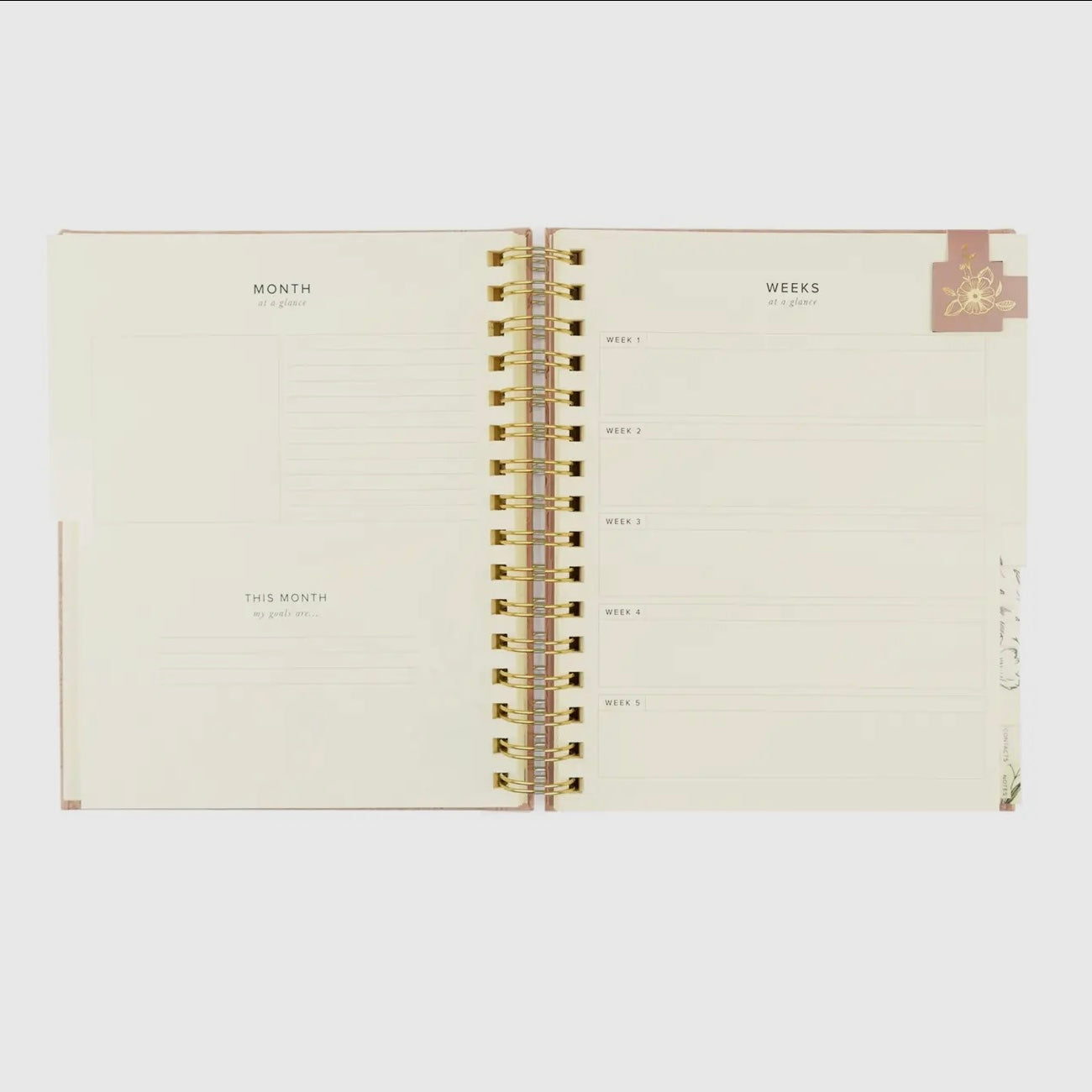 12-Month Undated Planner | Sonora Spiral