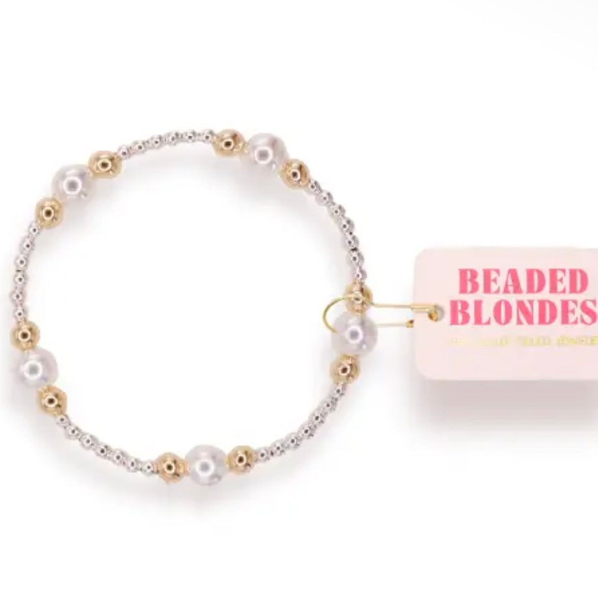 Beaded Blondes | Serena Pearl in Silver