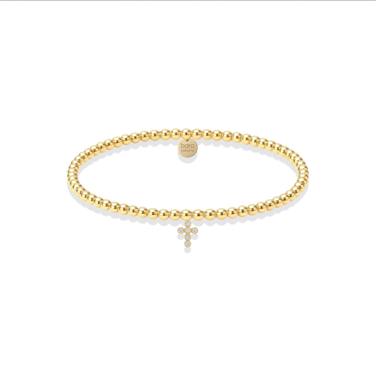 Beaded Glory Cross Bracelet