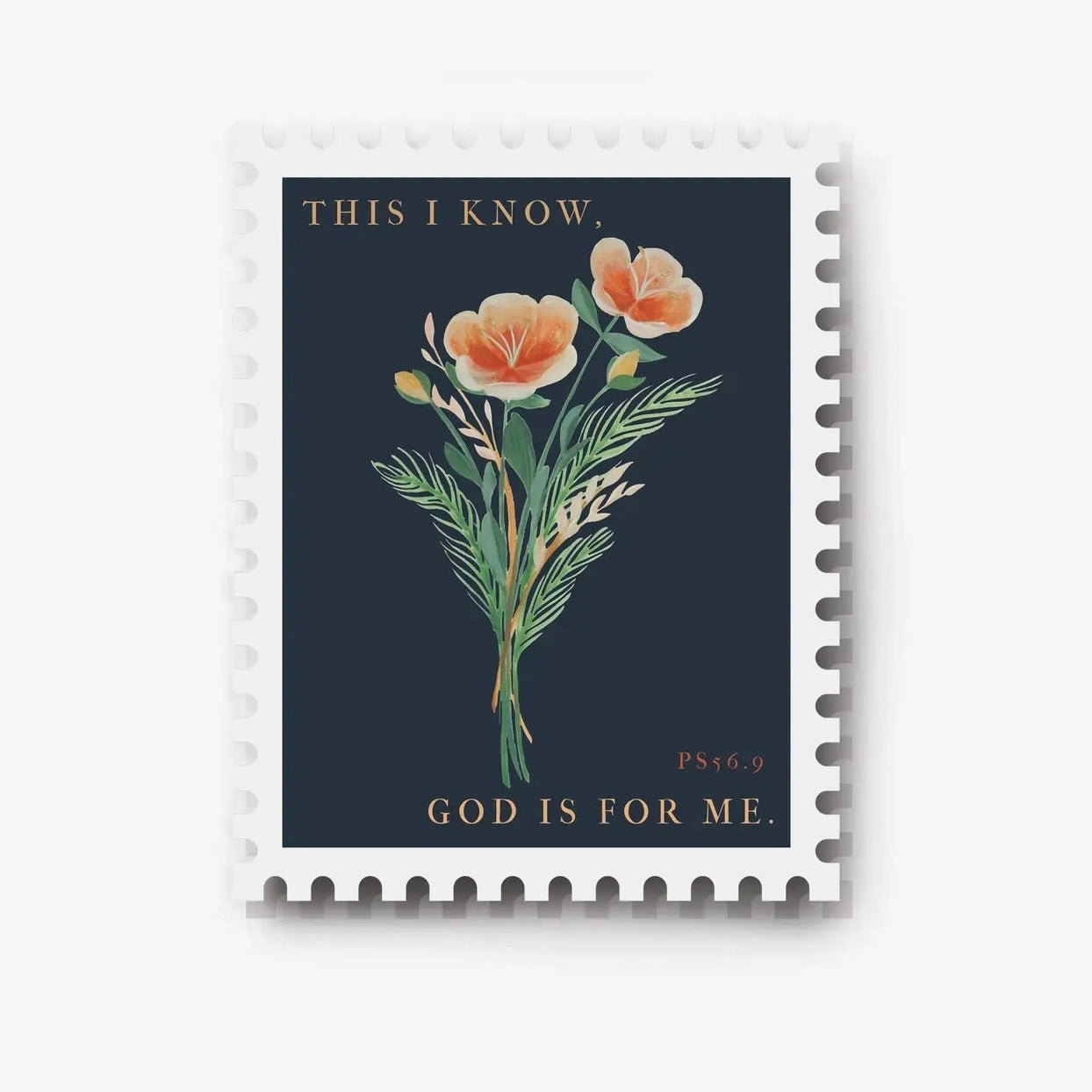 Stamp Sticker | Psalm 56:9